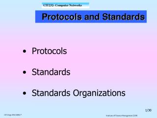 Protocols and Standards