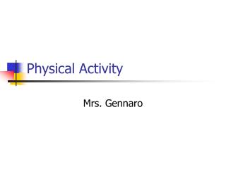 Physical Activity