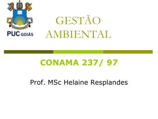 GESTÃO AMBIENTAL