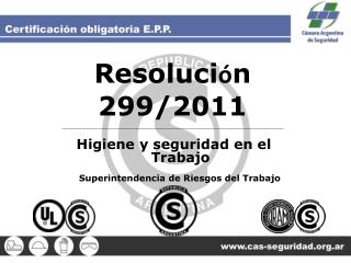 Resoluci ó n 299/2011