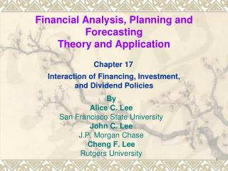 Financial Analysis, Planning and Forecasting Theory and Application