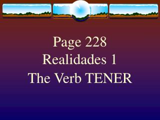 Page 228 Realidades 1