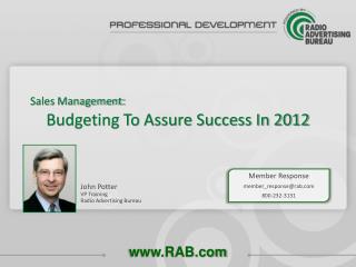 Sales Management: