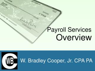 W. Bradley Cooper, Jr. CPA PA