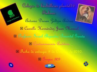 Colegio de bachilleres plantel16 Tlahuac