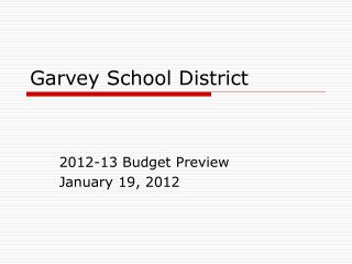 Garvey School District