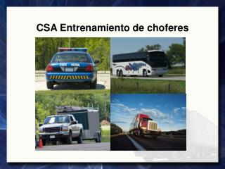 CSA Entrenamiento de choferes