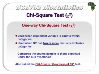 Chi-Square Test ( c 2 )