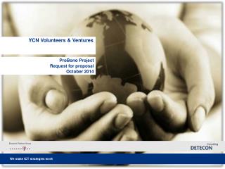 ProBono Project Request for proposal October 2014