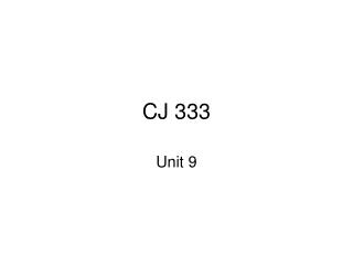 CJ 333