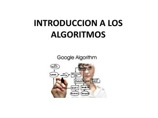 INTRODUCCION A LOS ALGORITMOS