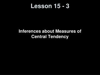 Lesson 15 - 3
