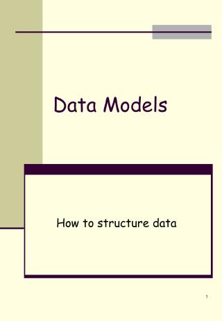 Data Models