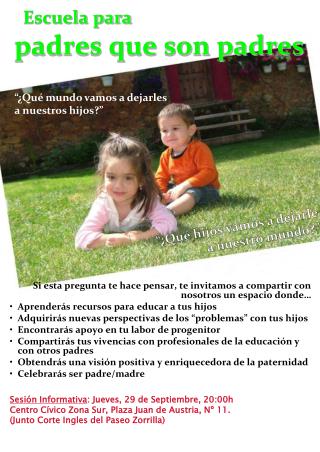 Escuela para padres que son padres