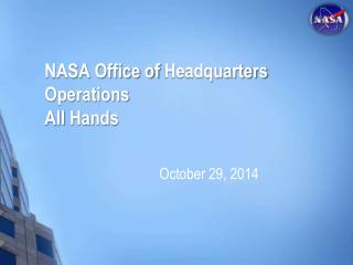 NASA Office of Headquarters Operations All Hands