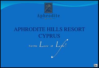 APHRODITE HILLS RESORT CYPRUS