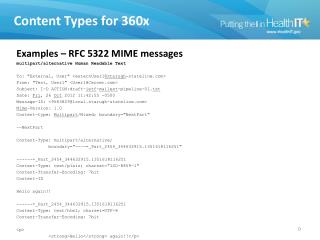 Content Types for 360x