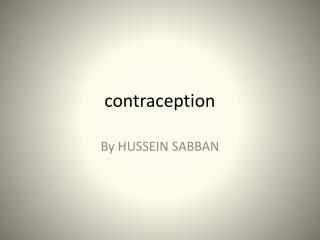 contraception