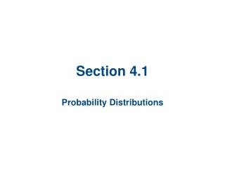 Section 4.1