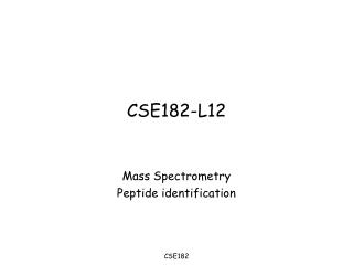 CSE182-L12