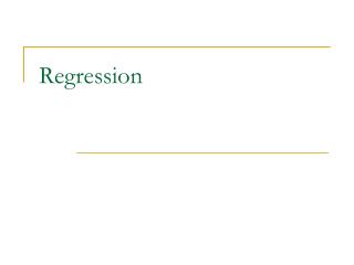 Regression