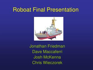 Roboat Final Presentation