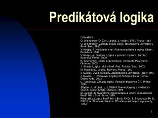 Predikátová logika