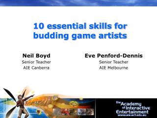 Neil Boyd Senior Teacher AIE Canberra