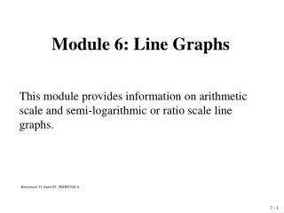 Module 6: Line Graphs
