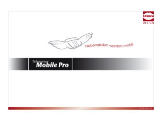 Einleitung Kurzeinleitung Mobile Pro für Motorola V3x
