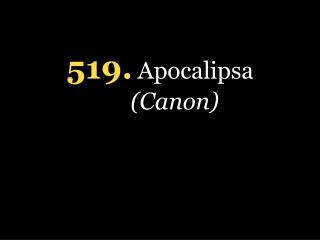 5 19. Apocalipsa (Canon)