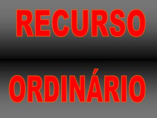 RECURSO