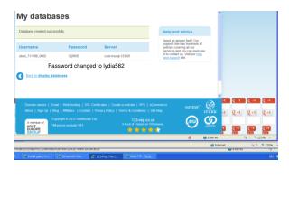 Password changed to lydia582
