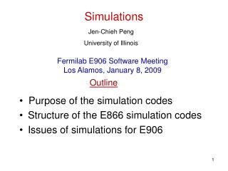 Simulations