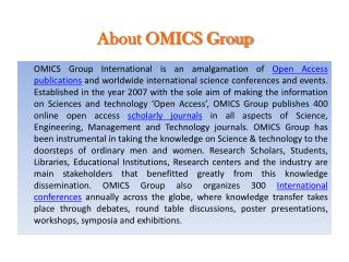 About OMICS Group