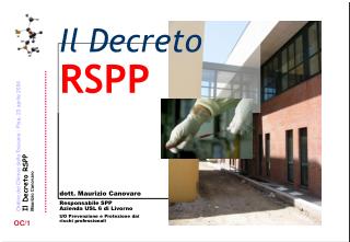 Il Decreto RSPP