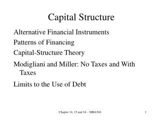 Capital Structure