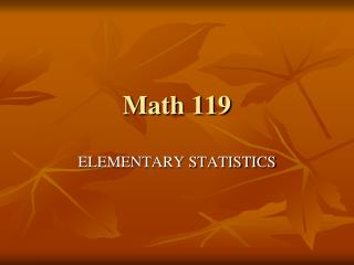Math 119