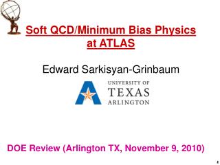 DOE Review (Arlington TX, November 9, 2010)