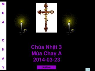 Chúa Nhật 3 Mùa Chay A 2014-03-23