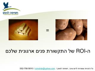 ה- ROI של התקשורת פנים ארגונית שלכם