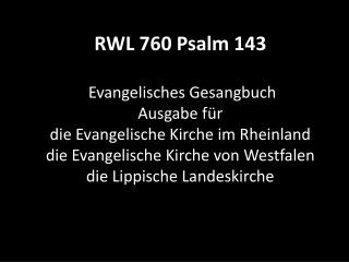 760 Psalm 143