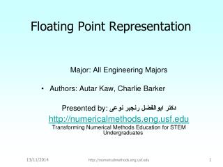 Floating Point Representation