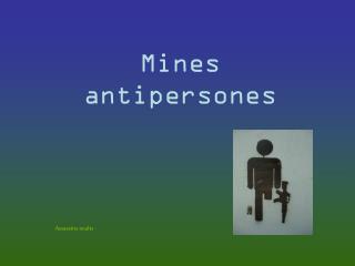 Mines antipersones