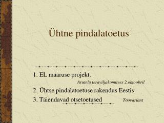 Ühtne pindalatoetus