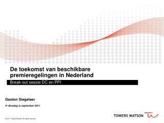 De toekomst van beschikbare premieregelingen in Nederland