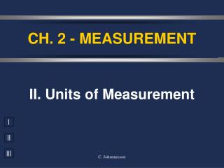 CH. 2 - MEASUREMENT