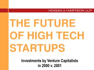 THE FUTURE OF HIGH TECH STARTUPS
