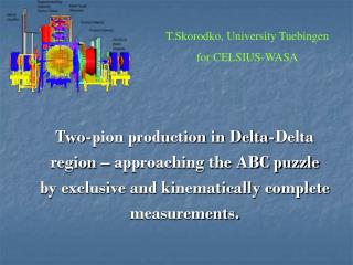 Two-pion production in Delta-Delta region – approaching the ABC puzzle