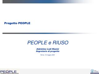 Progetto PEOPLE
